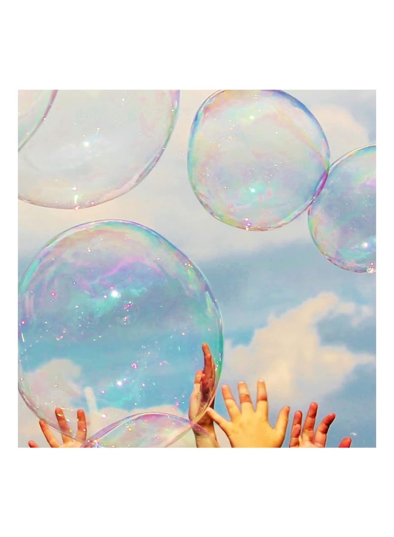 20PCS Blow Plastic Bubbles Toy Set, Large Bubble Balloons Bubble Blowing Products Collection Kid-Friendly Bubble Blowing Toys for Kids Outside Party Birthday Gift Toddler Outdoor Toys(Random Number of Each Color) - Image 4