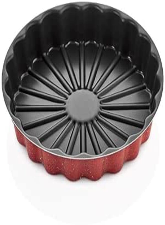 Papilla - BRAVO - Glow Cake Mold 1.2mm - Red/Black - Gas Stove - Made in Turkey