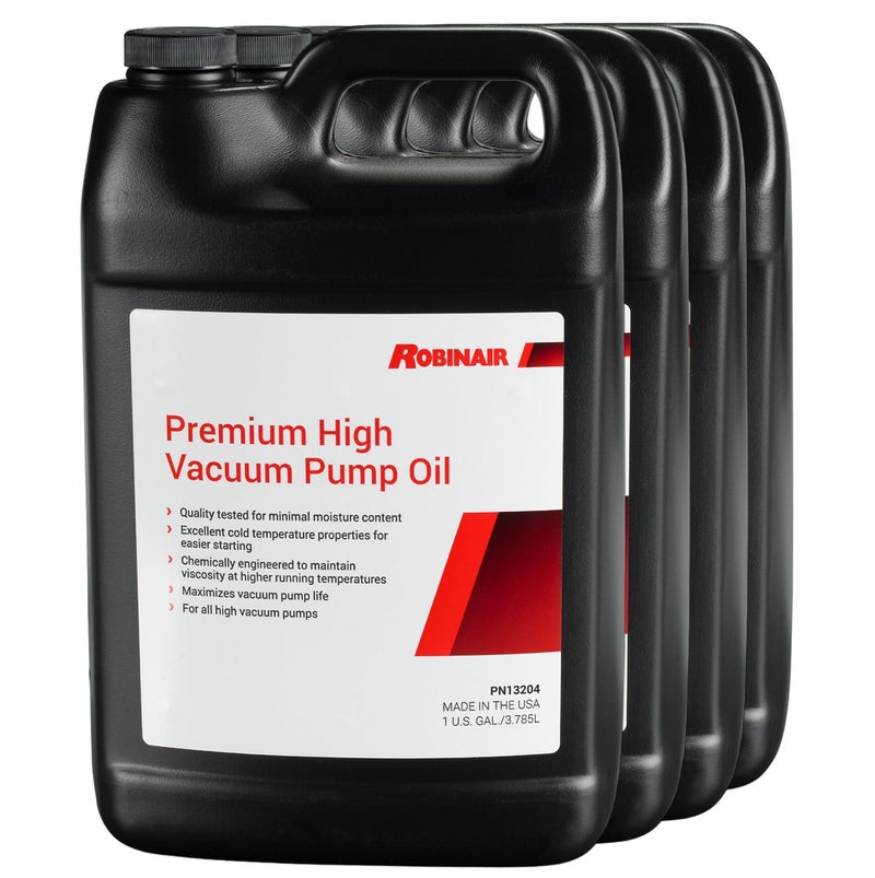 Robinair RR13204-Premium High Vacuum Pump Oil 1 Gal, case of 4 - Image 5
