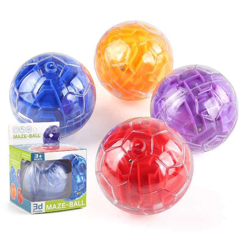Children'S 3D Puzzle Maze Ball Three-Dimensional Ball Track Concentration Ball Cube Ball Entrance Intelligence Maze - Image 4