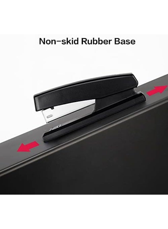Deli Stapler, Desktop Staplers with 640 Staples, Office Stapler, 25 Sheet Capacity, Black - Image 5