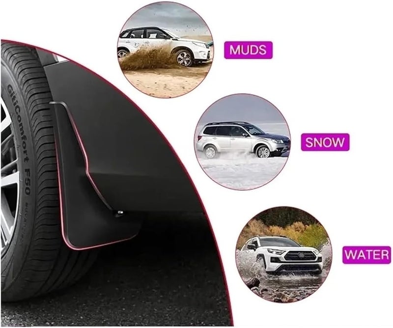 هوندا أكورد 2008 2015 لوحات الطين واقيات الطين حواجز الإطارات واقيات العجلات 2014 2015 - Image 3