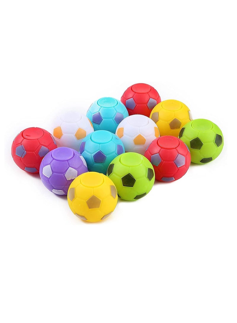 Y&D 12 Pack Soccer Party Favors Goodie Bag Stuffers Mini Sport Fidget Balls Treasure Box Toys - Image 1