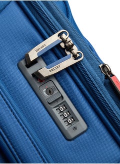 DELSEY Delsey Maringa Expendable Double wheel cabin trolley luggage bag 55cm Blue  - Image 5