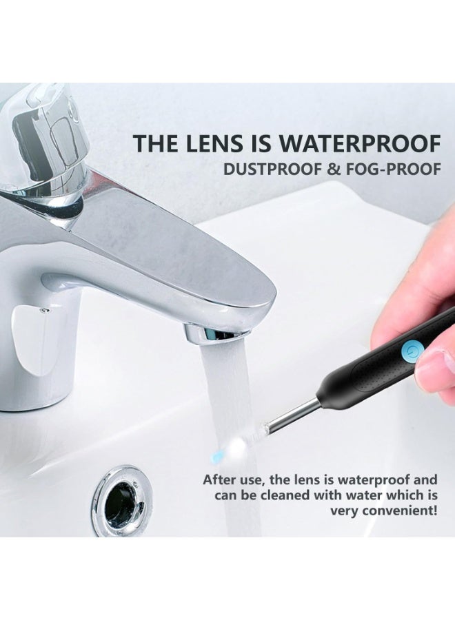 Ear Wax Removal - 2000w HD camera with Camera Earwax Remover Tool with 9 Pcs Ear Set - Earwax Removal Kit with Light -With 6 soft silicone ear spoons - Ear Cleaner for iOS & Android - Image 4