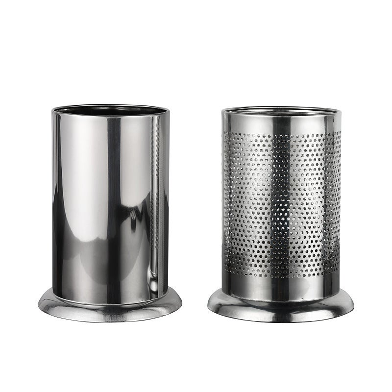 Stainless Steel Chopsticks Holder Straw Holder Chopsticks Bucket Milk Tea Shop Bar Spoon Storage Bucket Holder Tableware Bucket With Packaging Suction Tube - Image 5