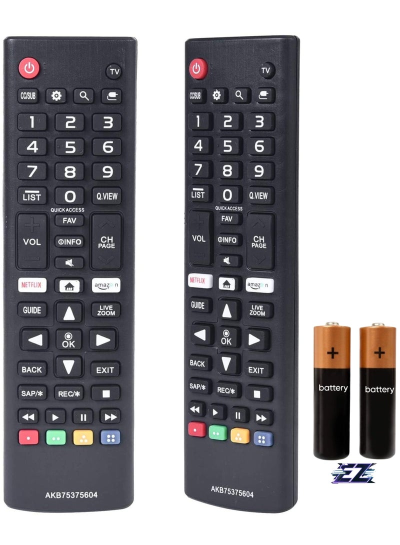 ELTRAZONE Remote Control AKB75375604 Compatible for LG AKB75375604 for LG Smart TV 43UK6300PUE 49UK6300PUE 55UK6300PUE 65UK6300PUE 75UK6570PUB 75SK8070PUA 55SK9000PUA A86K6570PUB with battery - Image 1