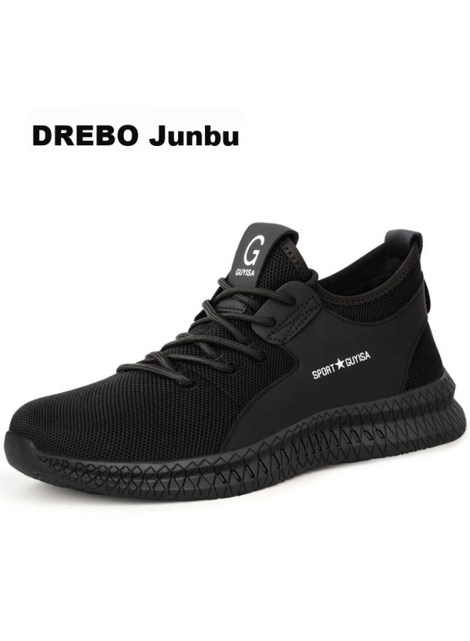 JUNBU Safety Shoes For Men With Steel Toe Cap, Anti-Smashing, Anti-Puncture, Non-Slip, Sra Wear-Resistant, Safety Work Site Functional Shoes 2052 Size 41 - Image 5