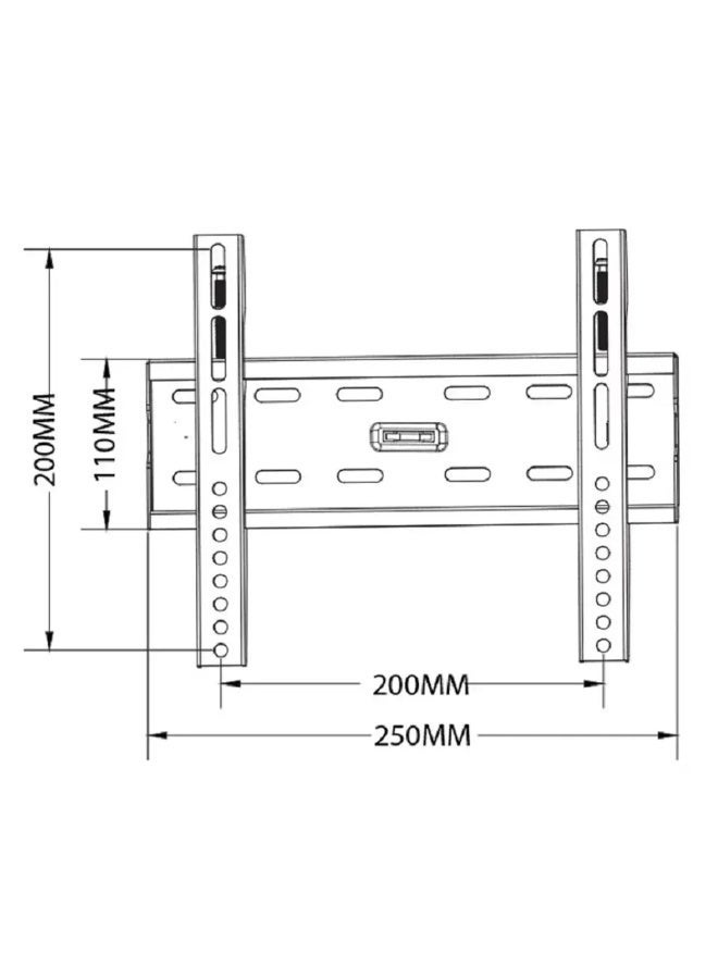 Skilltech SH 20F Ultra-Slim Fixed TV Wall Mount Bracket for 12"-43" Screens | Near-Flush 28mm Profile | Max VESA 200x200 | Heavy-Duty 45kg (99 lbs) Universal LED/Curved TV - Image 3