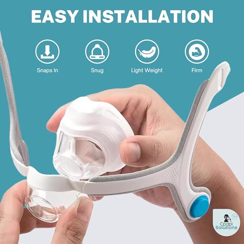 CPAPi Solutions N20 Replacement Cushion – Compatible with AirFit & AirTouch CPAP Nasal Mask (Large) – Soft, Snug Fit, Premium Comfort, Covers Nose, Durable Material - Image 2