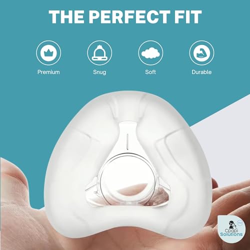 CPAPi Solutions N20 Replacement Cushion – Compatible with AirFit & AirTouch CPAP Nasal Mask (Large) – Soft, Snug Fit, Premium Comfort, Covers Nose, Durable Material - Image 3
