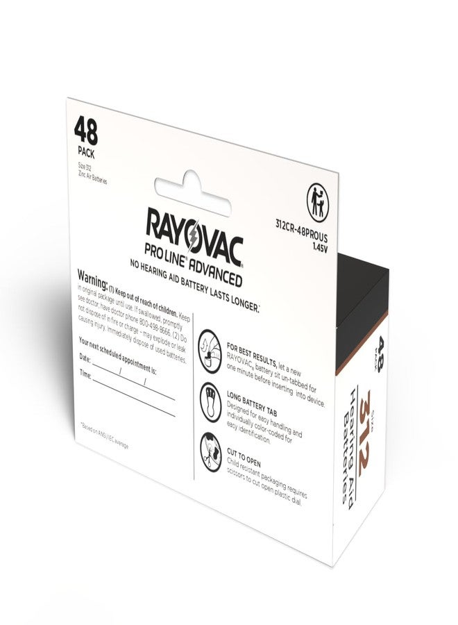Rayovac Proline Advance Hearing Aid Batteries, Size 312 (96 count) - Image 4