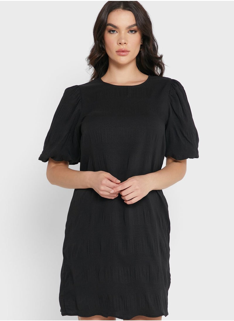 VERO MODA - Puff Sleeve Mini Dress - Image 1