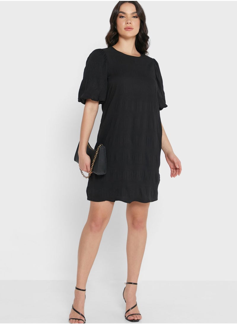 VERO MODA - Puff Sleeve Mini Dress - Image 1