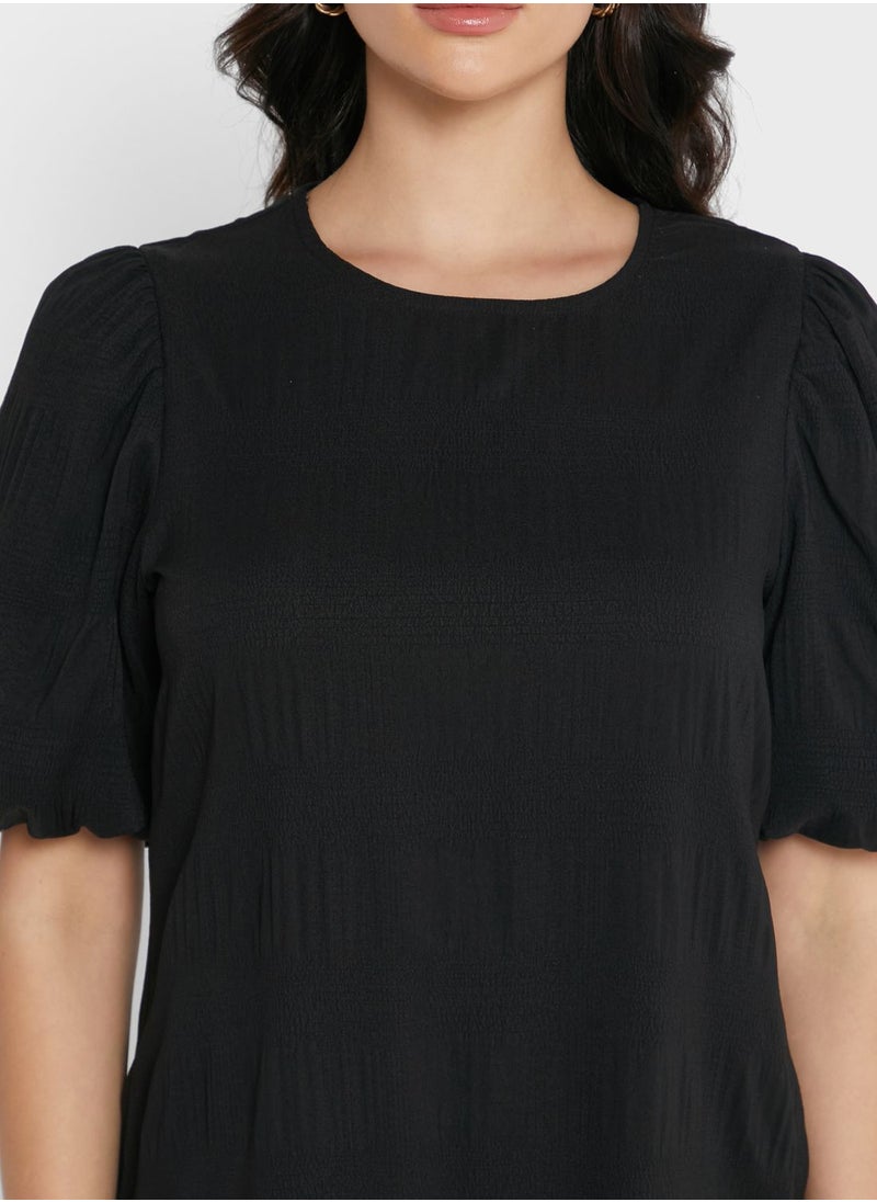 VERO MODA - Puff Sleeve Mini Dress - Image 1
