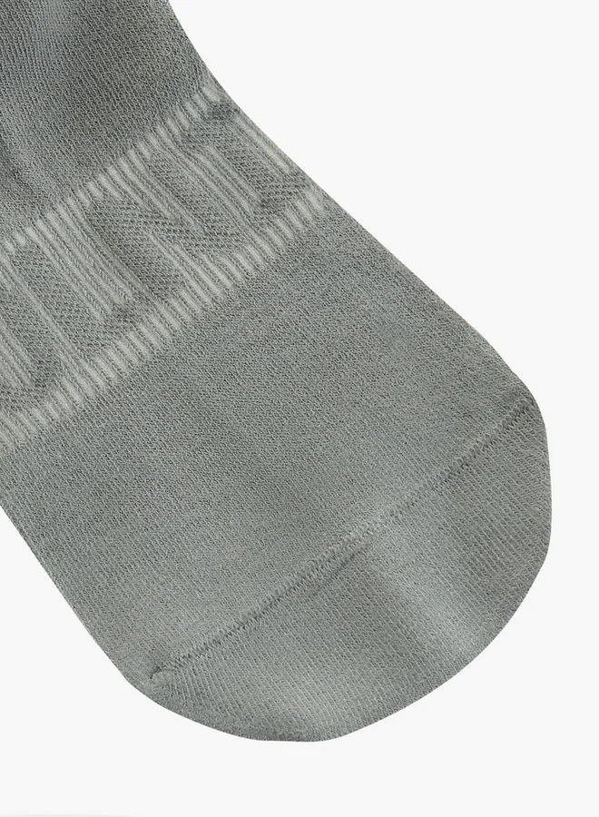 Dash Textured Non Terry Ankle Length Socks - Set of 3