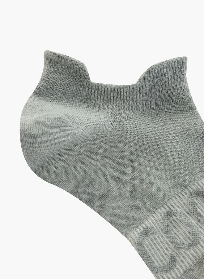 Dash Textured Non Terry Ankle Length Socks - Set of 3