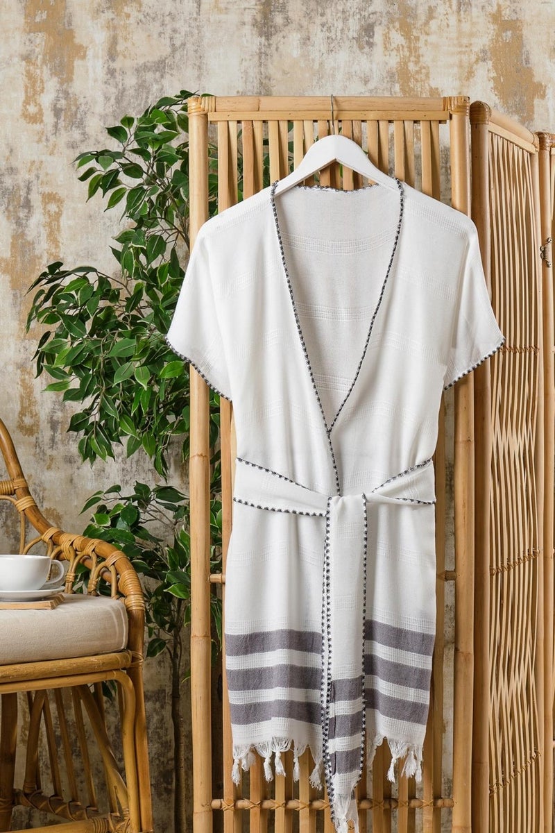 Rasersa Cotton Viscose Kimono Beach Dress 
