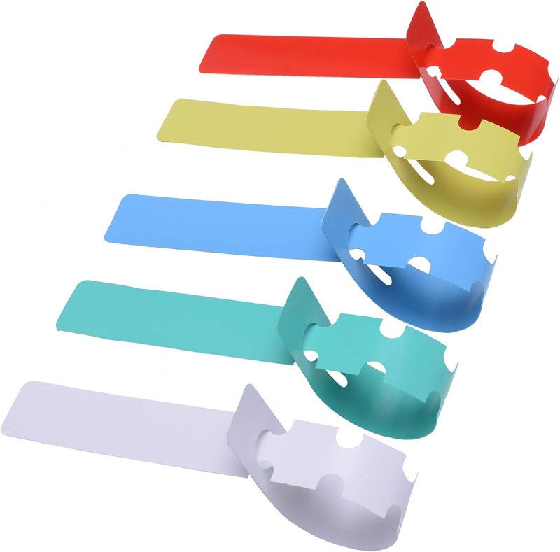 MGTECH 500 Pcs Wrap Around Adjustable Plant Tree Hanging Tags, Plastic Nursery Garden Waterproof Labels, Large Writing Surface (20x2cm, 5 Colors) - Image 4