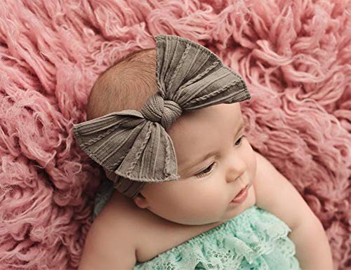 Toptim Baby Bow Headbands Turban Knotted, Girl's Hairbands for Newborn,Toddler and Childrens (8 Pack) - Image 3