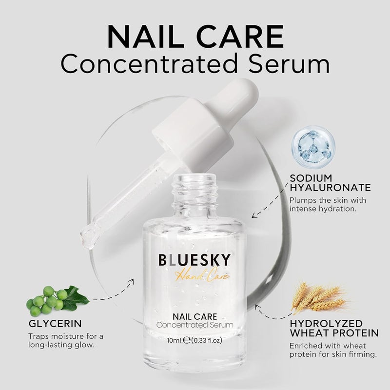 Bluesky Concentrated Cuticle Serum for Nails with HighConcentration PlantBased Keratin Deep Nourishment Hydrating Healthy Nails Essential Nail Care 10ml - Image 2