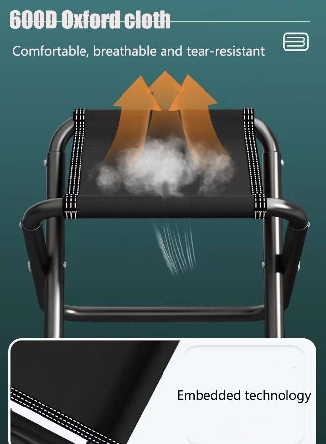 Bukela Portable Foldable Outdoor Camping Chair Black 26*26*25cm - Image 3