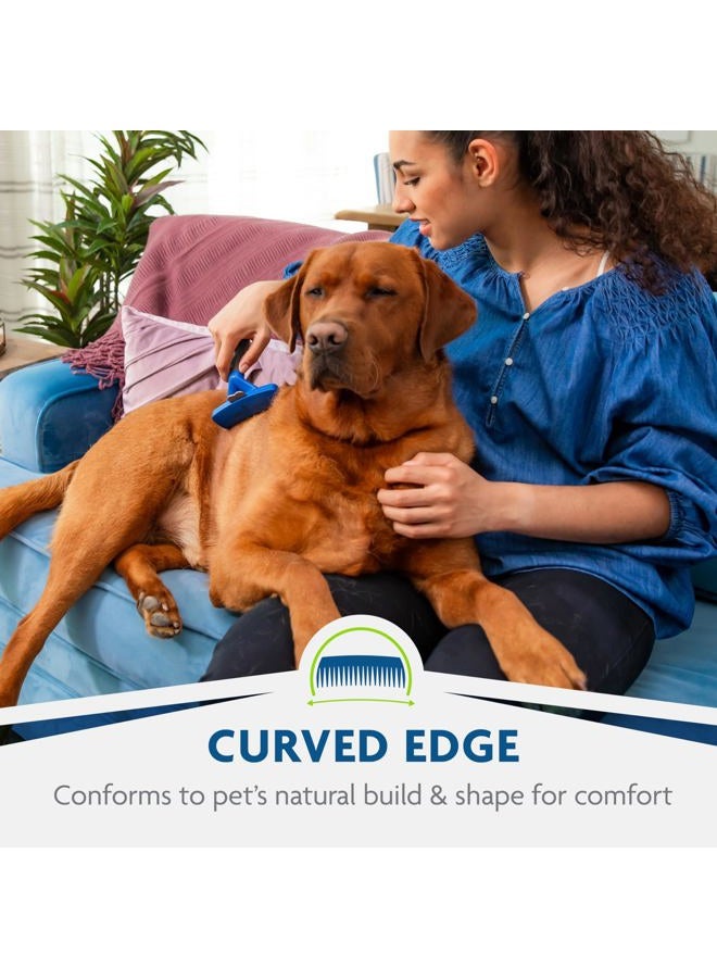 FURminator Undercoat Deshedding Tool for Dogs, Deshedding Brush for Dogs, Removes Loose Hair and Combats Dog Shedding - Image 3