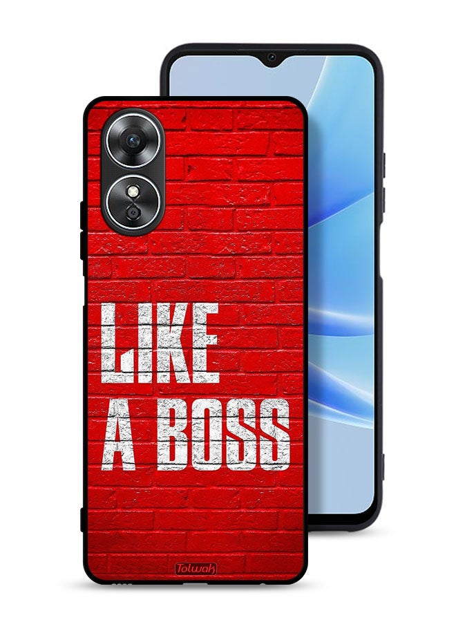 Tolwak Oppo A17 Protective Case Cover Like A Boss - Image 1