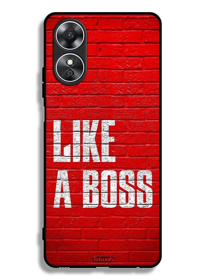 Tolwak Oppo A17 Protective Case Cover Like A Boss - Image 2