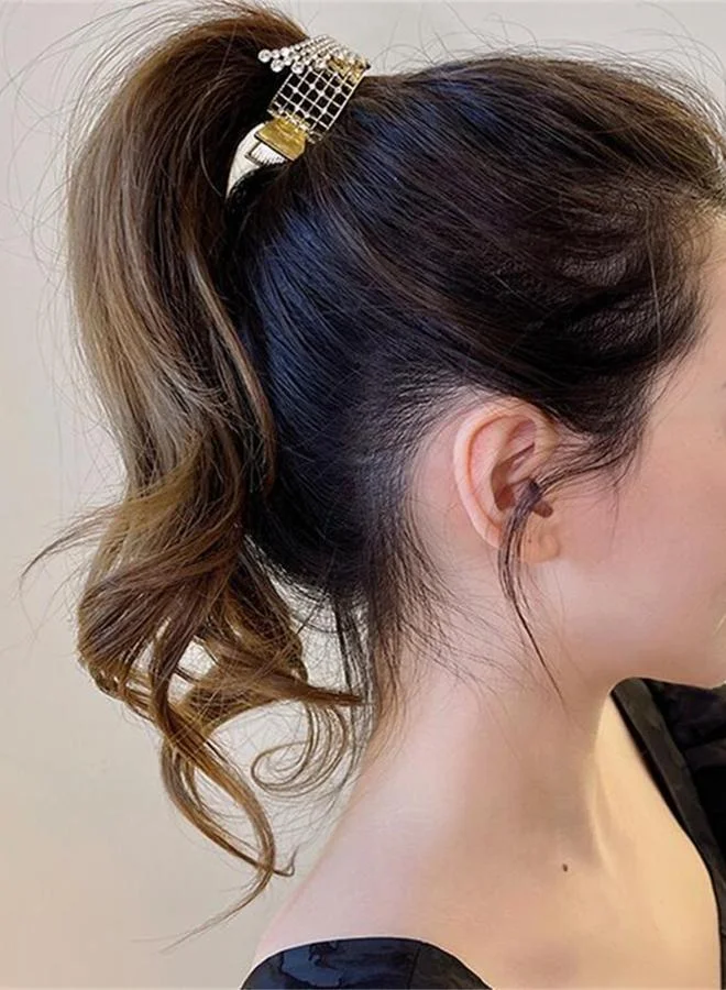 Take Two Rhinestone Embellished Claw Clip