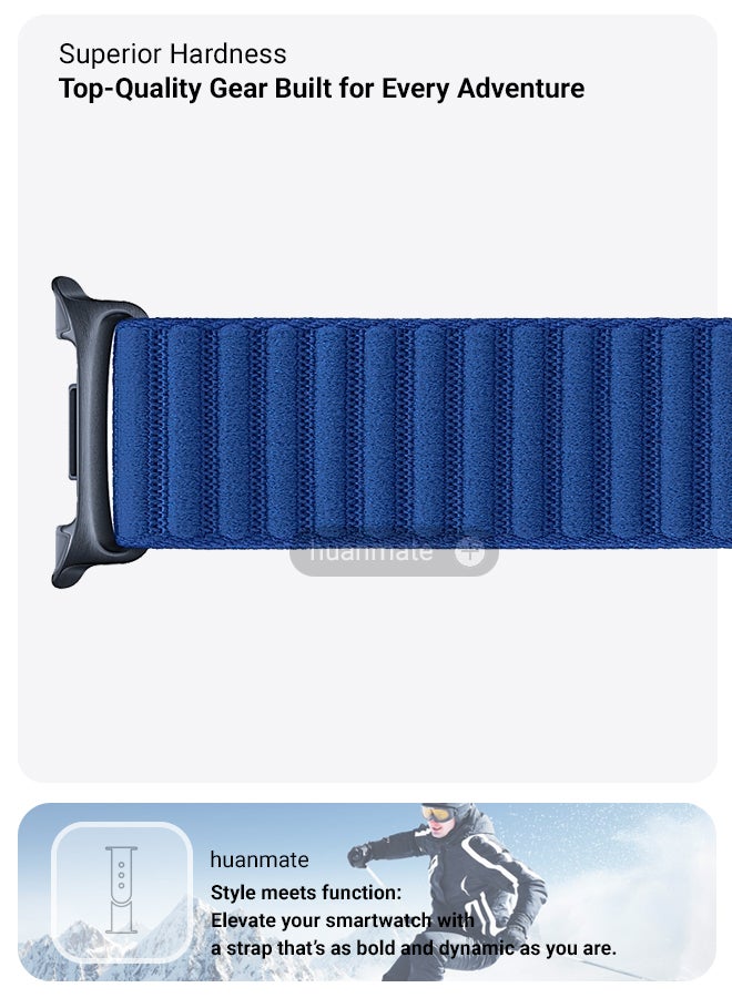 huanmate Samsung Galaxy Watch 8 Classic 46mm Premium Replacement Strap - High Quality, Lightweight, Stylish & Durable - Easy Installation - Replacement Strap for Samsung Galaxy Watch 8 Classic 46mm - Image 4