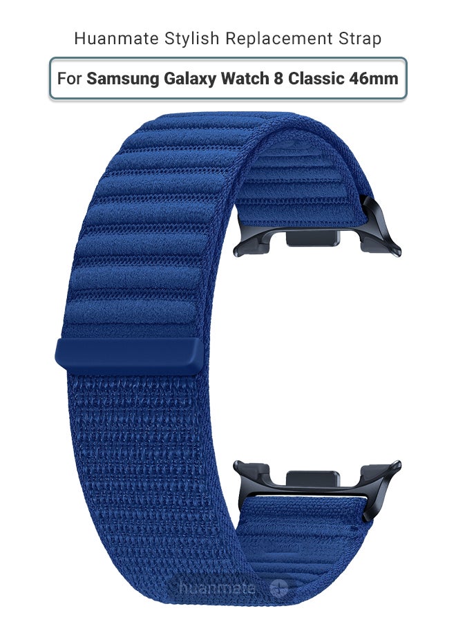 huanmate Samsung Galaxy Watch 8 Classic 46mm Premium Replacement Strap - High Quality, Lightweight, Stylish & Durable - Easy Installation - Replacement Strap for Samsung Galaxy Watch 8 Classic 46mm - Image 1