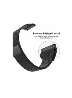 Magnetic Stainless Steel 22 mm Strap for CMF Watch Pro/CMF Watch Pro 2 - BLACK