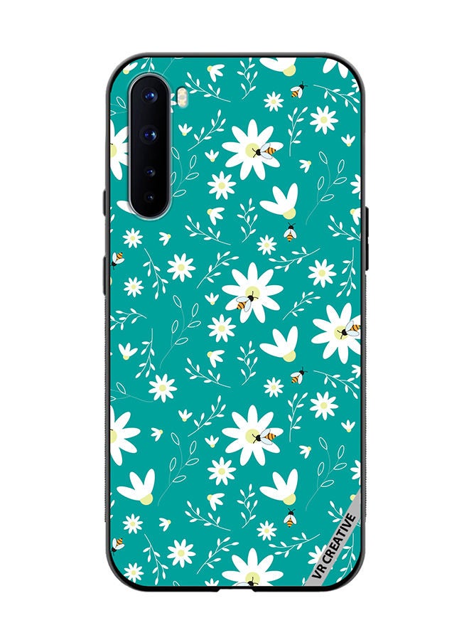 VR CREATIVE Protective Case Cover For OnePlus Nord Flower Design Multicolour - Image 1