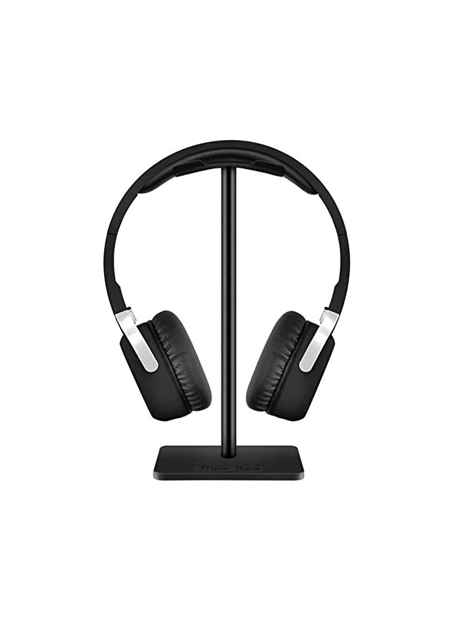 Zaboon Bingcute Aluminum Desk Headphone Stand Hanger With Cable Holder For Sennheiser Sony Audio Technica Bose Beat Akg Gaming Headset Display Table Display Rack Hanger Support Black - Image 2