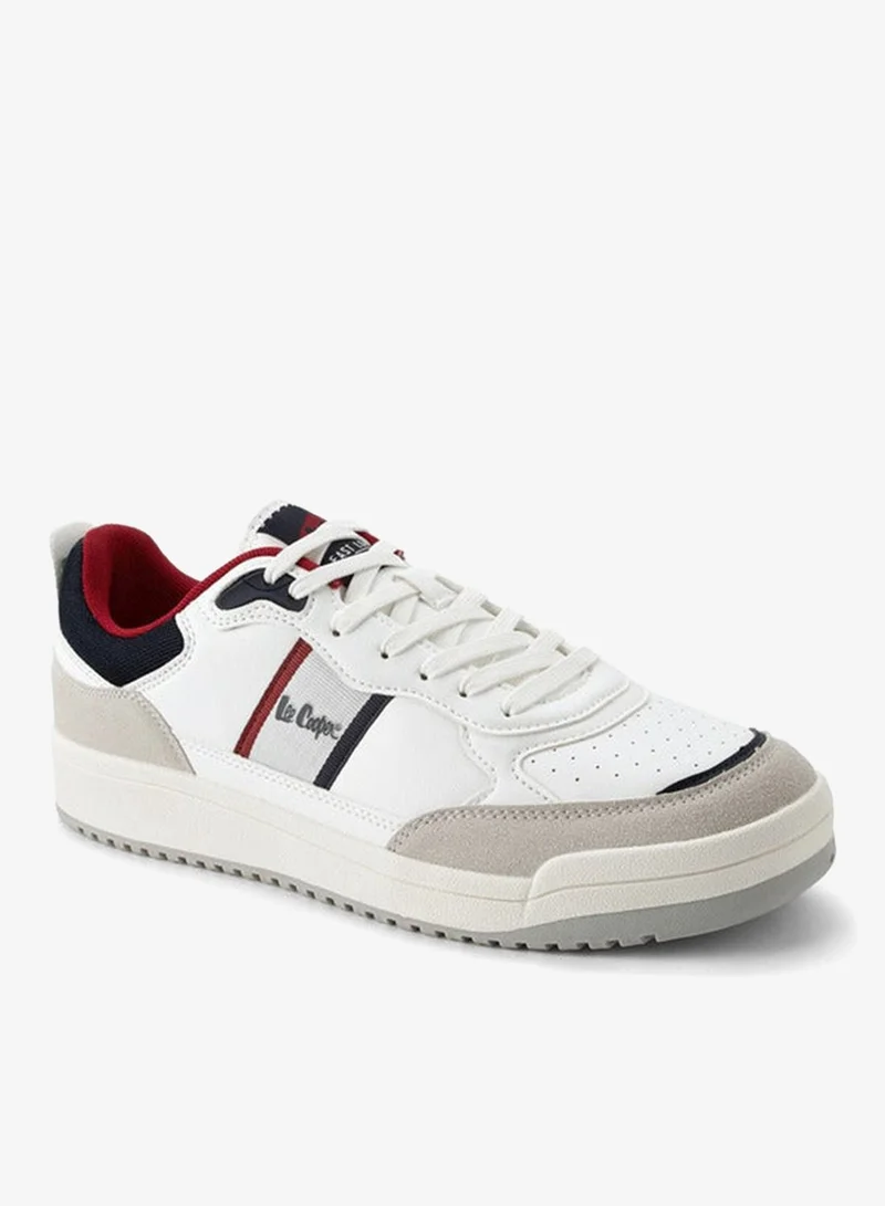 Lee Cooper WHITE Men Lace-Up Ankle Sneakers for Men | Best Price UAE