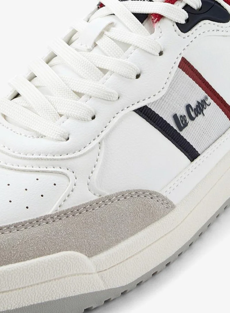 Lee Cooper WHITE Men Lace-Up Ankle Sneakers for Men | Best Price UAE