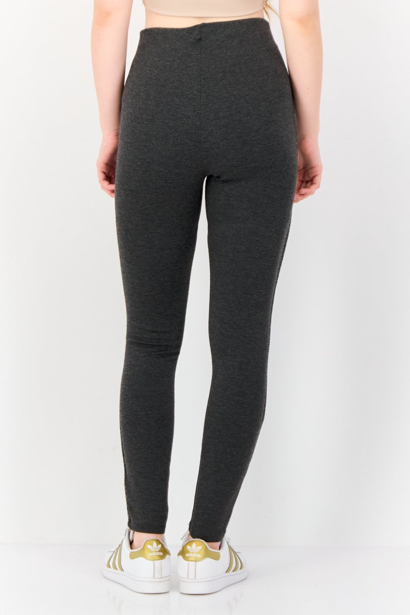 KOTON Sahikaercumen x Koton Women solid Pull On Leggings, Grey - Image 2