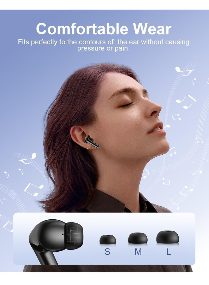 Wireless Earbuds - Bluetooth Headphones 40H Playtime LED Display Deep Bass Stereo in-Ear Earphones with IPX7 Waterproof for iPhone Android Phone Tablet Laptop - Image 3