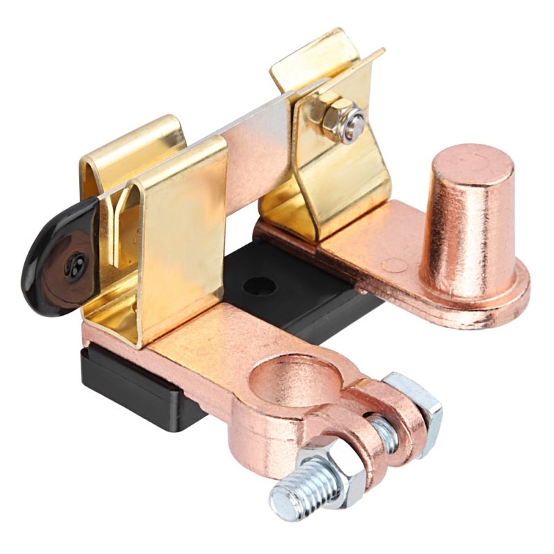 Brass Battery Power Switch 15-17mm Negative Post Vertical Knife Disconnect Cut Off Switch - Corrosion Resistant for 12V-24V Car Battery Maintenance - Image 3
