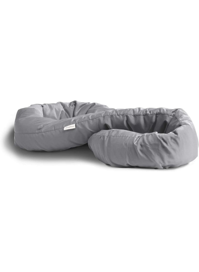 SOLARAE nfinity Pillow - Home Travel Soft Neck Scarf Support Sleep for Flights Train (Grey) - Image 5