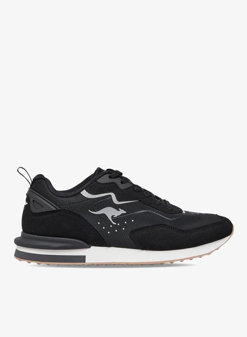 Kangaroos BLACK Women Colourblock Lace-Up Sports Shoes for Men | Best Price UAE