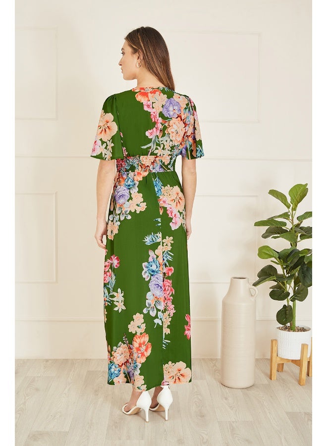 MELA LONDON Floral Print Maxi Dress  - Image 4
