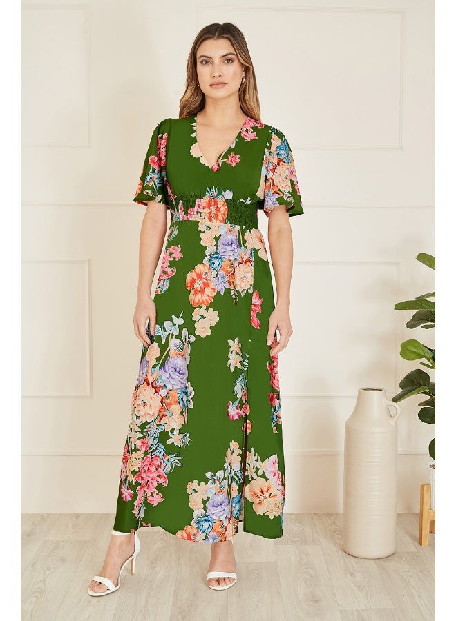 MELA LONDON Floral Print Maxi Dress  - Image 1
