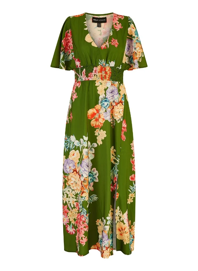 MELA LONDON Floral Print Maxi Dress