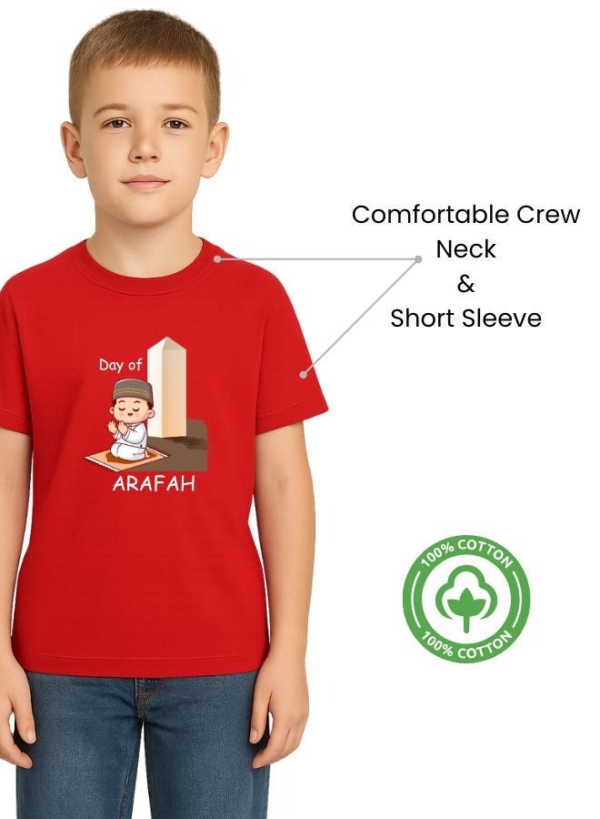 PRINTSHOP4ME Arafah Day Special Boy’s Cotton T-Shirt–Premium Quality Round Neck Short Sleeve Islamic T-Shirt For Boy | Soft Breathable Fabric | Comfortable Daily Wear  - Image 3