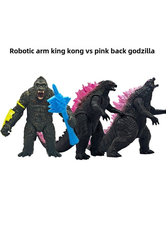 ألعاب كينغ كونغ ذات الغراء الناعم Orangutan ذراع ميكانيكية King Kong 2024 ميزة السعر والجودة - اللون: 17 سم ذراع آلي مسنن الماس + توماهوك - Image 4