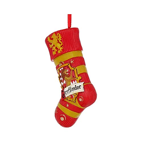Nemesis Now Officially Licensed Harry Potter Gryffindor Stocking Hanging Ornament Resin Red - Image 3