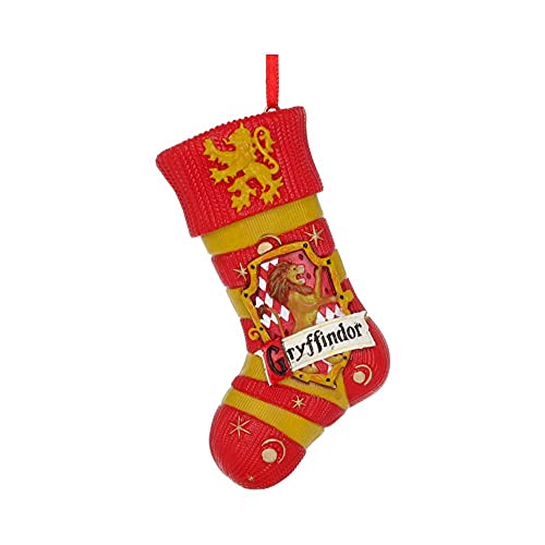 Nemesis Now Officially Licensed Harry Potter Gryffindor Stocking Hanging Ornament Resin Red - Image 1