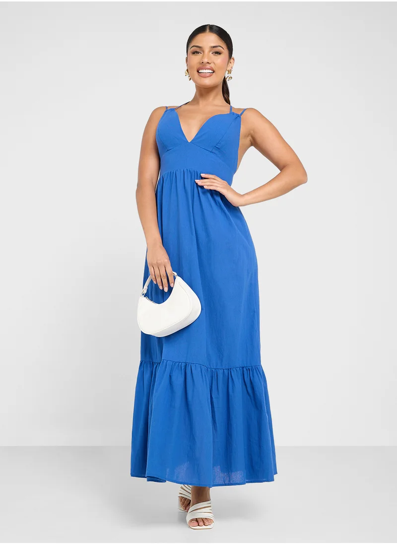 ايلا Strappy Cross Back Dress